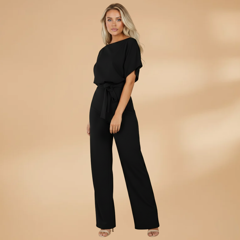 Combinaison d'été pour femme - tenue ample à jambes larges et lanière | vacances