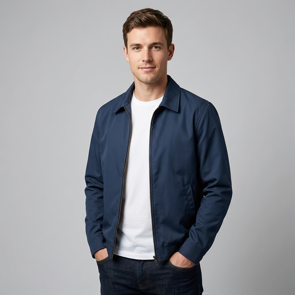 Veste Doublée Homme Coupe Ajustée Polyvalente