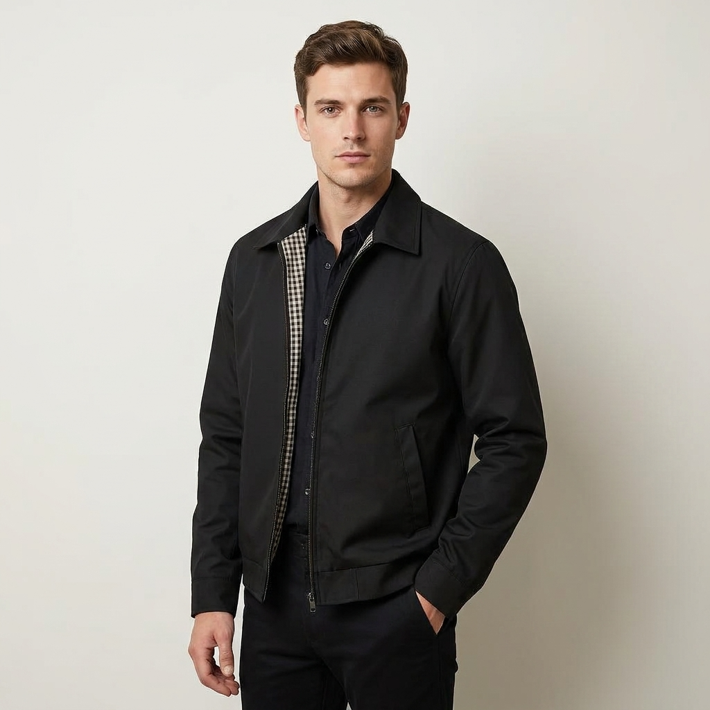 Veste Doublée Homme Coupe Ajustée Polyvalente