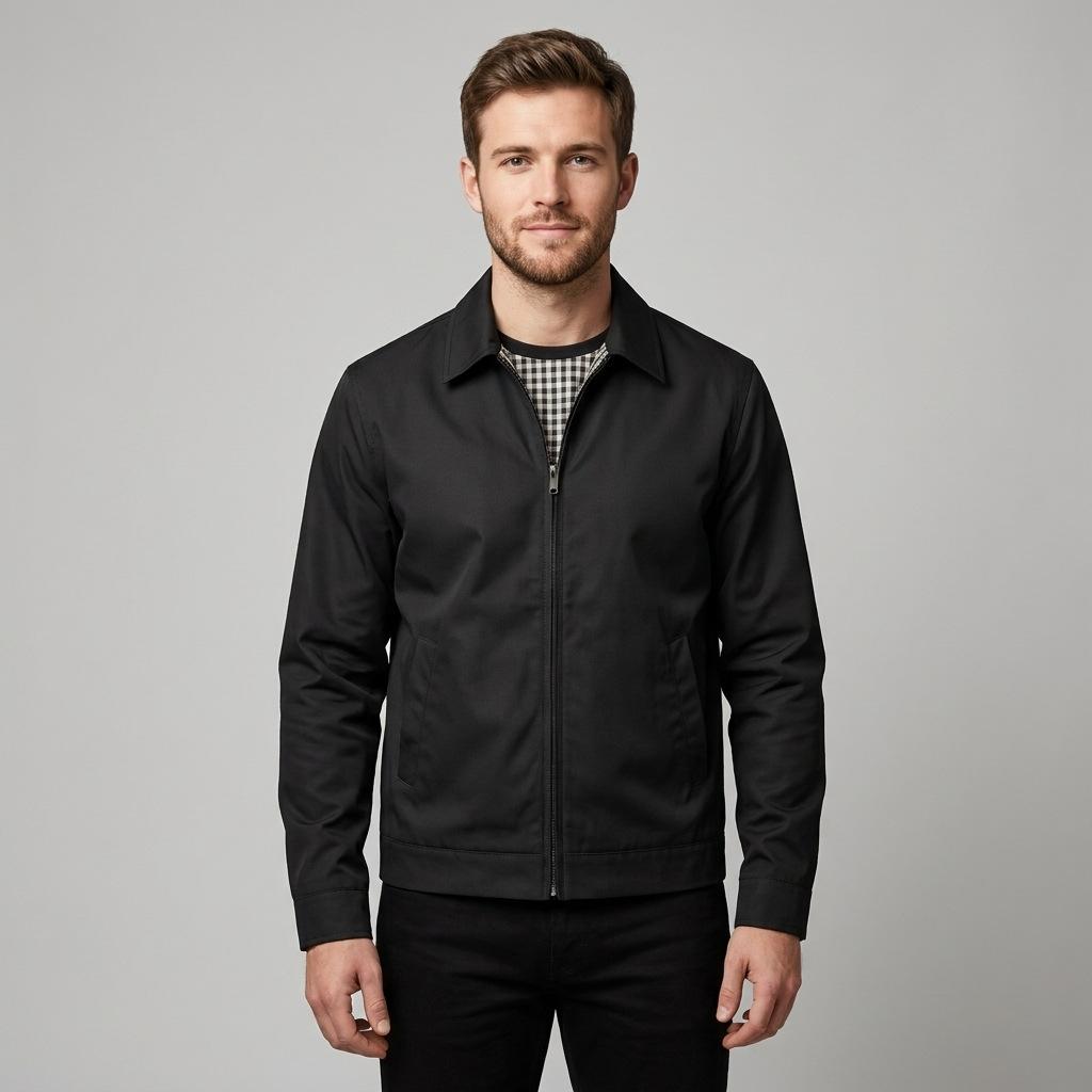 Veste Doublée Homme Coupe Ajustée Polyvalente
